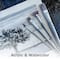 Tribeca Synthetic Short Handle Fan Brush by Artist's Loft™